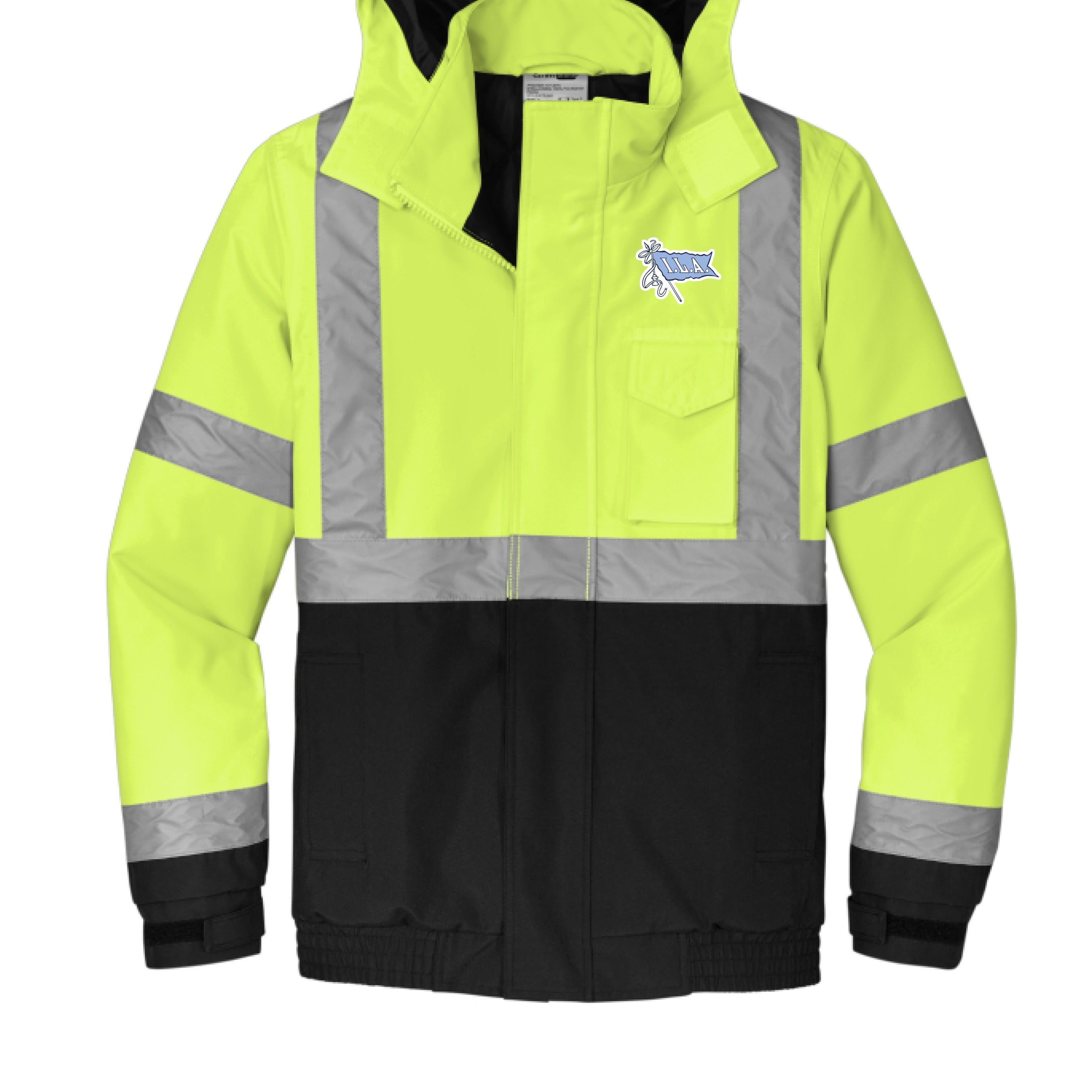 Waterproof Hi-Vis Jacket – Longshoreman Gear