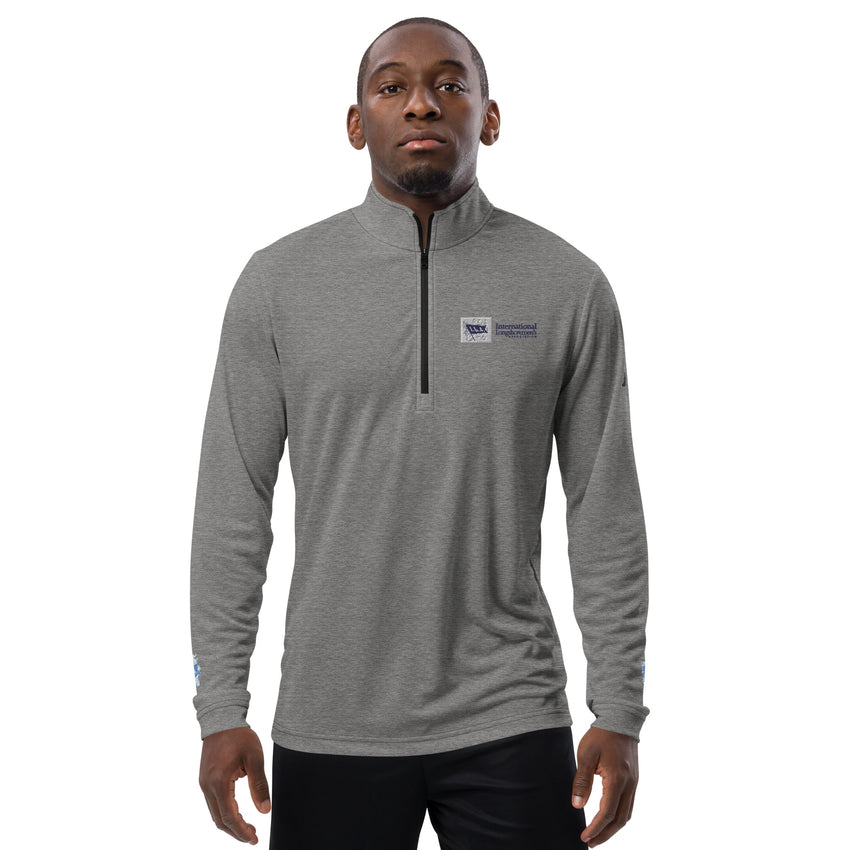 Embroidered International Longshoremen's Association Quarter zip pullover