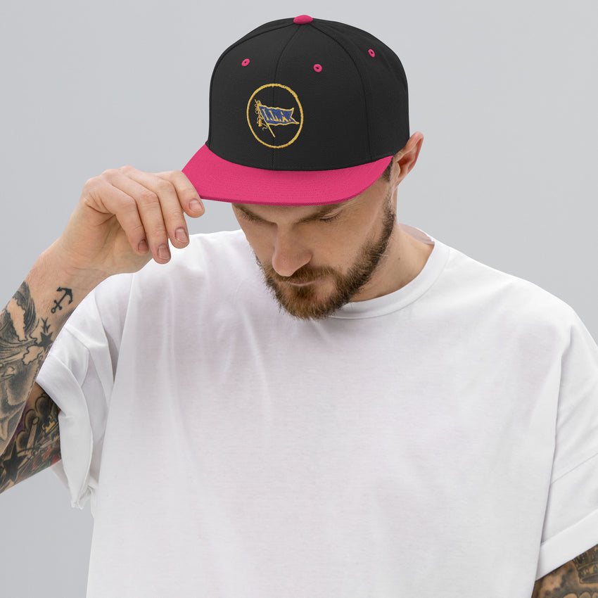 Embroidered Snapback Hat