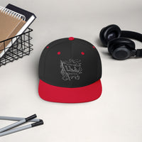 Embroidered Snapback Hat