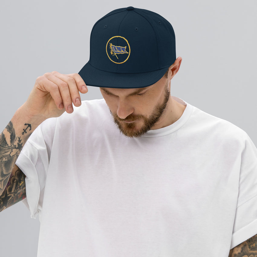 Embroidered Snapback Hat