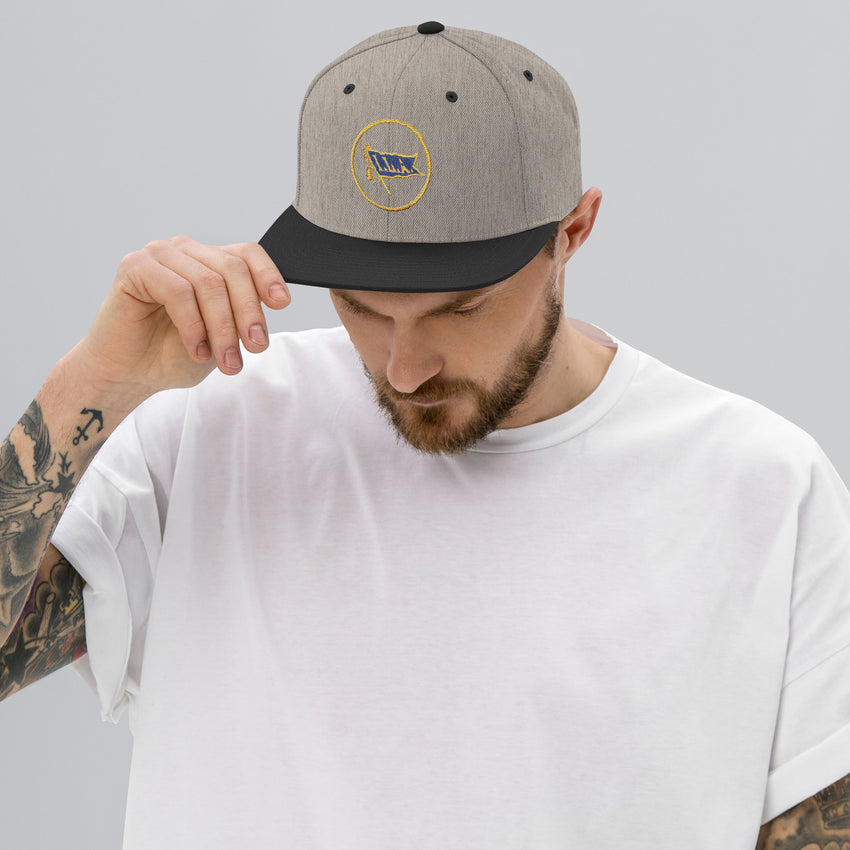 Embroidered Snapback Hat