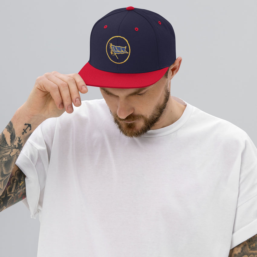 Embroidered Snapback Hat