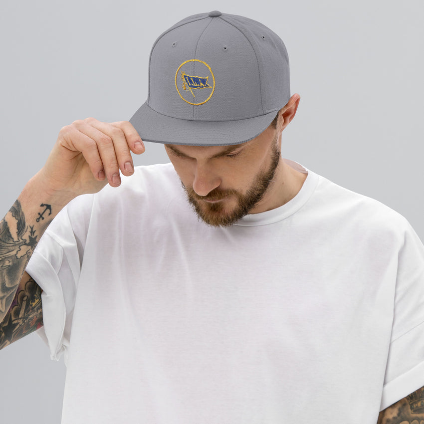 Embroidered Snapback Hat