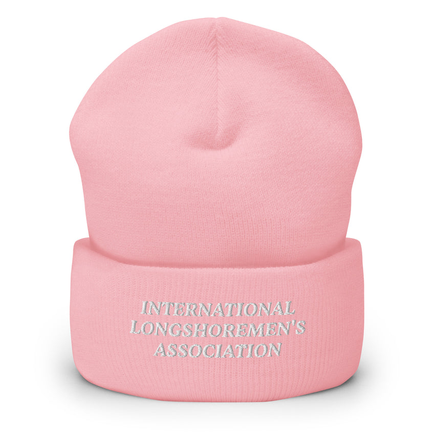 Embroidered "International Longshoremen's Association" Cuffed Beanie