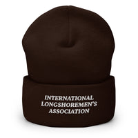 Embroidered "International Longshoremen's Association" Cuffed Beanie