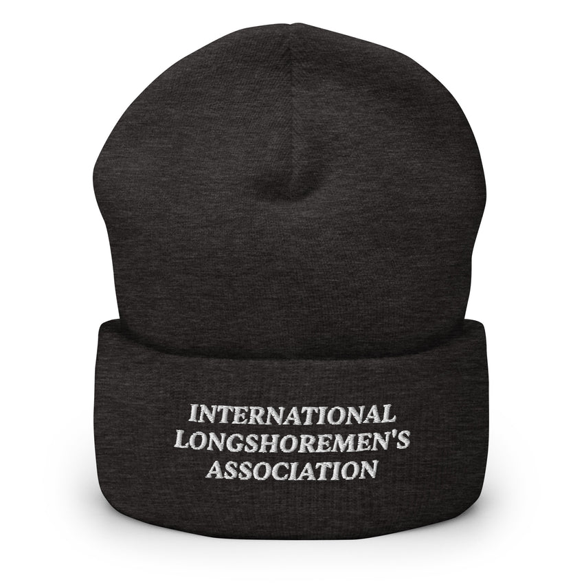 Embroidered "International Longshoremen's Association" Cuffed Beanie