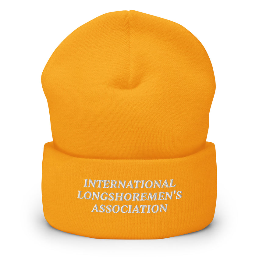 Embroidered "International Longshoremen's Association" Cuffed Beanie