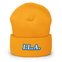 Embroidered I.L.A. Cuffed Beanie