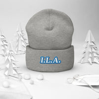 Embroidered I.L.A. Cuffed Beanie