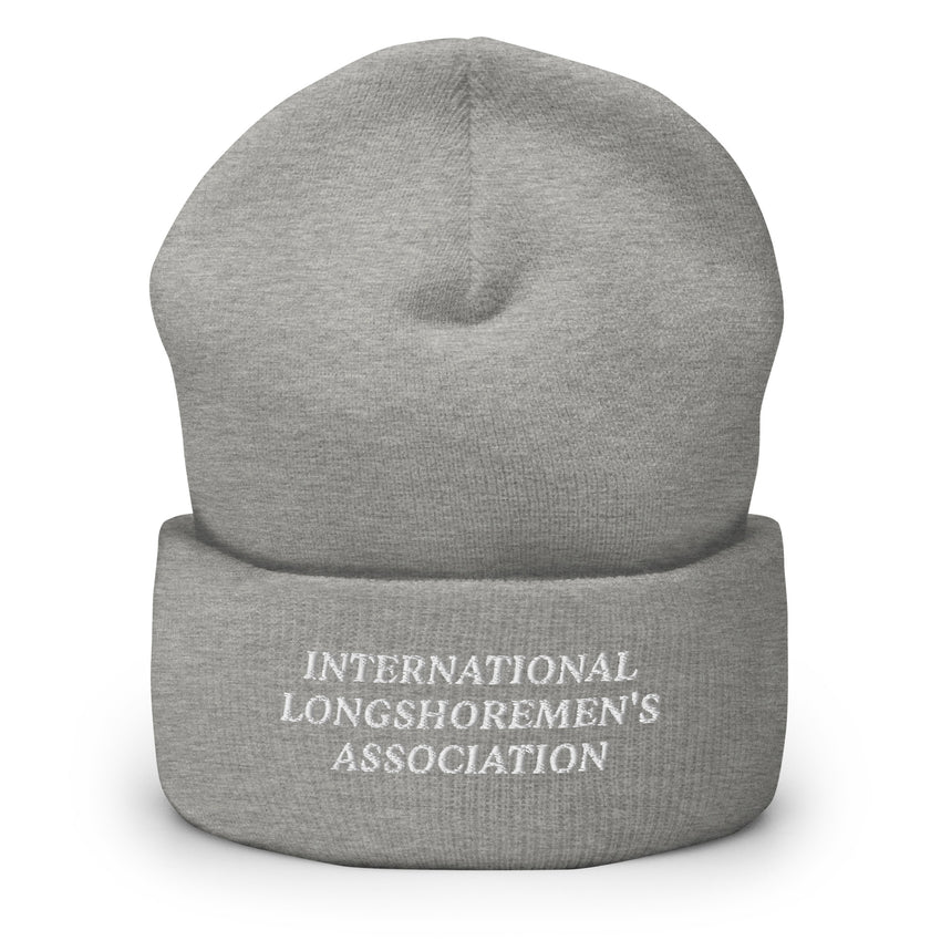 Embroidered "International Longshoremen's Association" Cuffed Beanie