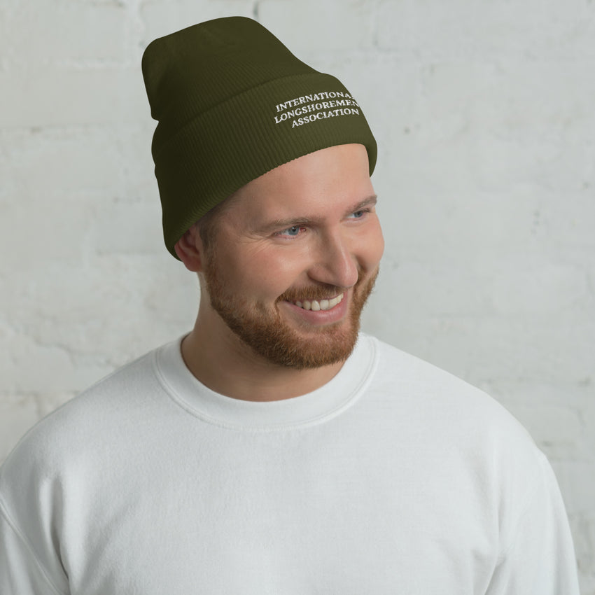 Embroidered "International Longshoremen's Association" Cuffed Beanie