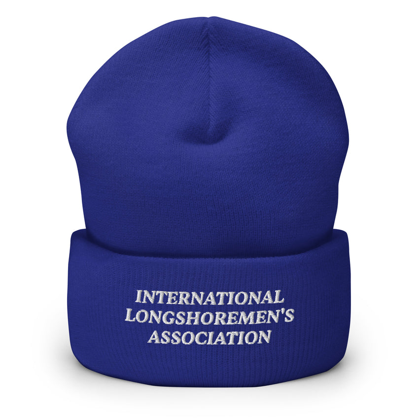 Embroidered "International Longshoremen's Association" Cuffed Beanie