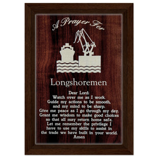 A Prayer for Longshoremen Framed Canvas