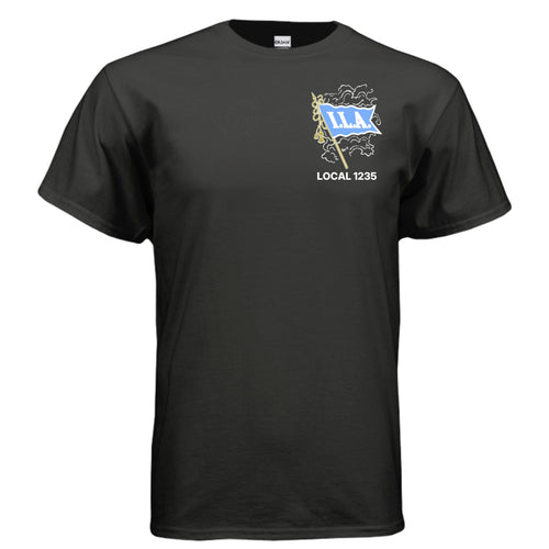ILA Front and Back - Dark Shirts - LOCAL 1235