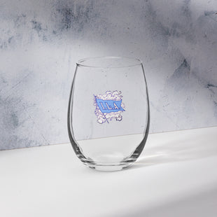 ILA Logo Stemless wine glass