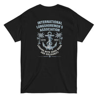 Leading with Hard Work and Solidarity ILA Gildan T-Shirt