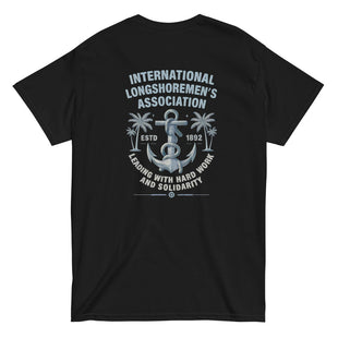 Leading with Hard Work and Solidarity ILA Gildan T-Shirt