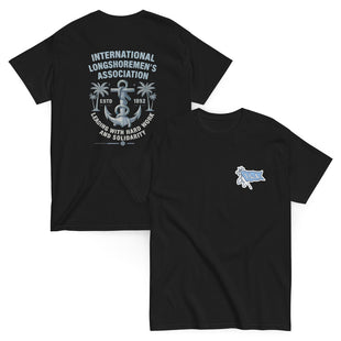 Leading with Hard Work and Solidarity ILA Gildan T-Shirt