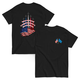 American and ILA Pride Gildan classic tee