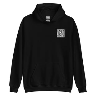 Funny "F*ck you." QR Code Hoodie.