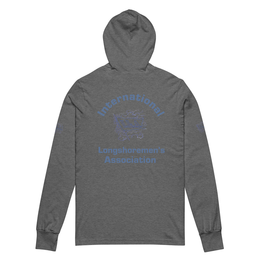 International Longshoremen's Association Hooded long-sleeve tee